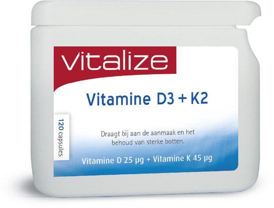 vitamine d3 + k2 kleine bbv 120 capsules