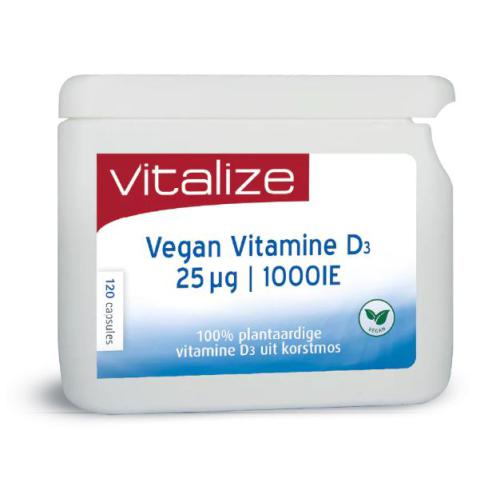 Vegan vit d3 25mcg / 1000 i.e. 120 capsules