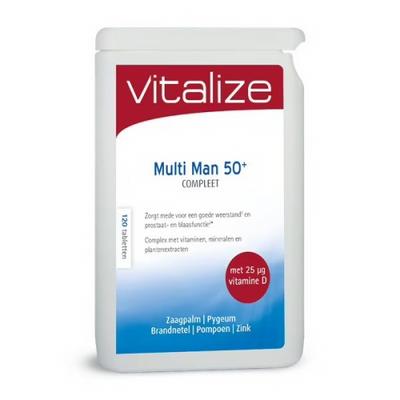 Vitalize multiman 50+ bbv 120 tabletten