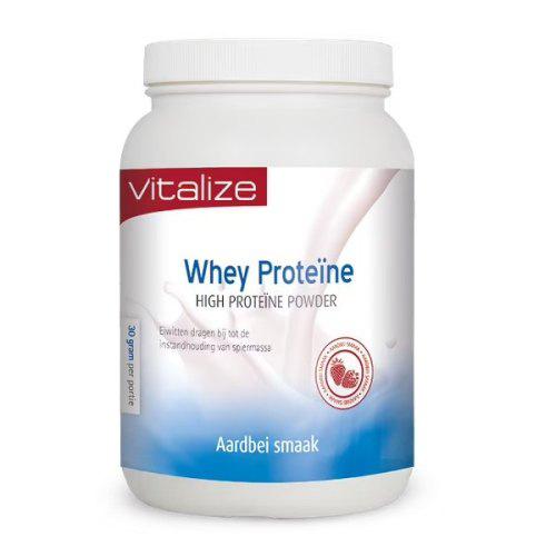 whey high proteïne powder aardbei 750gram
