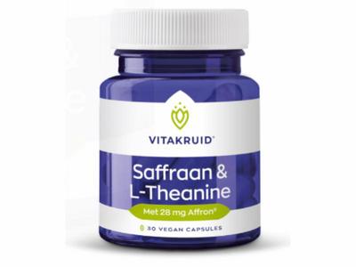 Vitakruid Vitakruid Saffraan 28mg (Affron) & L-Theanine