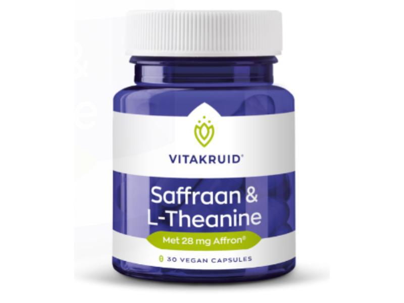 Vitakruid Saffraan 28mg (Affron) & L-Theanine