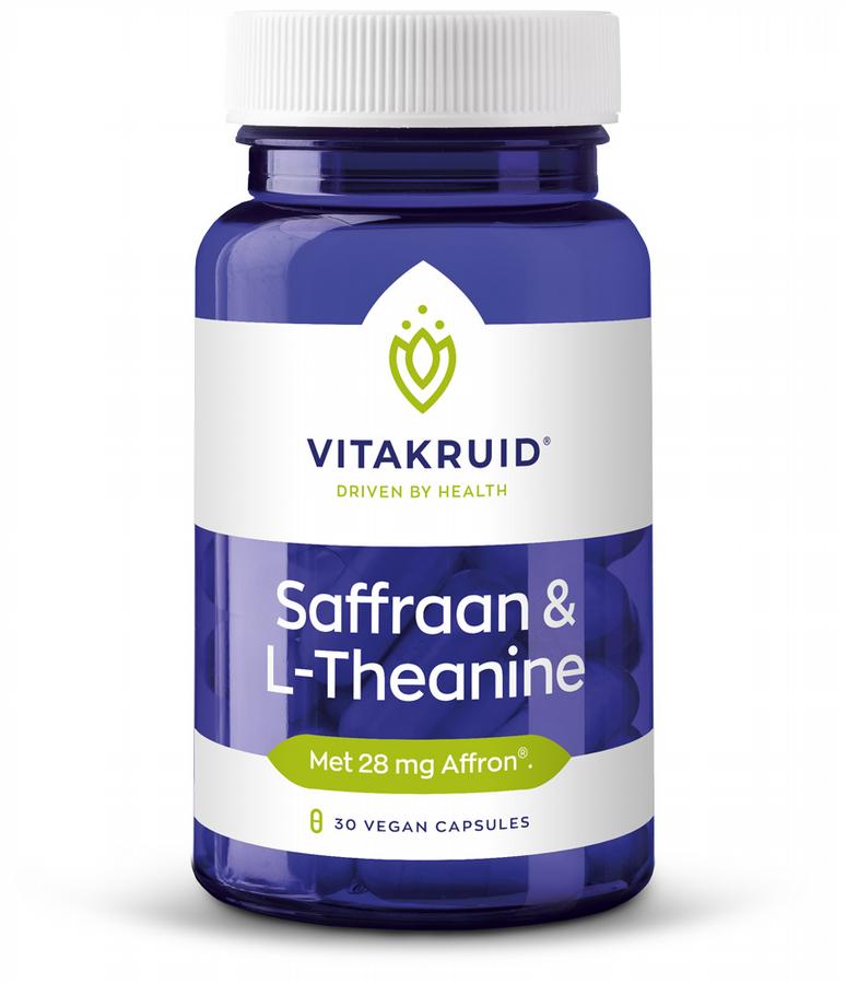 Vitakruid Saffraan 28 mg (Affron) & L-Theanine