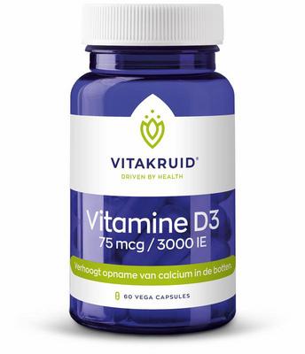 Vitakruid Vitakruid Vitamine D3 75 mcg / 3000 IE