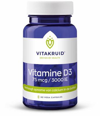 Vitakruid Vitakruid Vitamine D3 75 mcg / 3000 IE Vitakruid Vitakruid Vitamine D3 75 mcg / 3000 IE