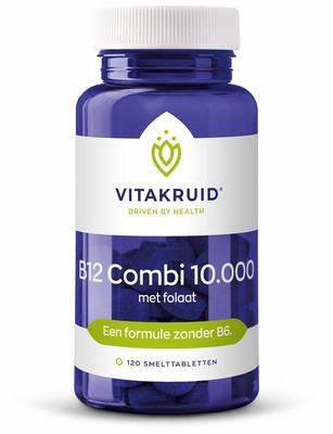 Vitakruid Vitakruid B12 Combi 10.000 met Actief Folaat Vitakruid Vitakruid B12 Combi 10.000 met Actief Folaat