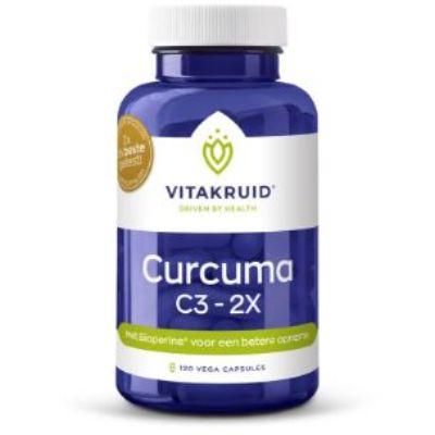 Vitakruid Curcuma C3-2X (95% curcuminoiden) met Bioperine