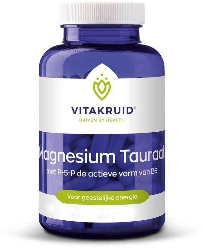 Vitakruid Magnesium Tauraat met Vitamine B6 (P-5-P)