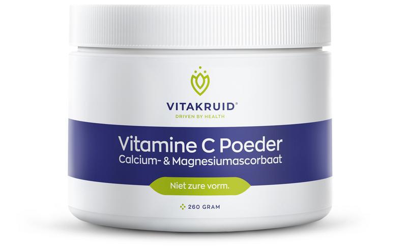 Vitakruid Vitamine C poeder calcium- & magnesiumascorbaat