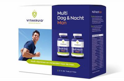 Vitakruid Vitakruid Multi Dag & Nacht Man 100% Vegan 2 x 90
