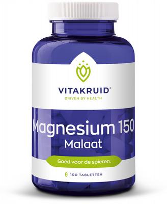 Vitakruid Vitakruid Magnesium 150 Malaat met Vitamine B6 (P-5-P)