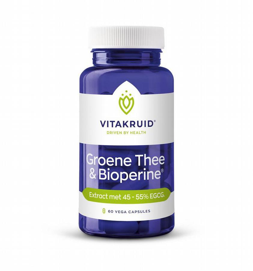 Vitakruid Groene thee extract 500 mg met bioperine