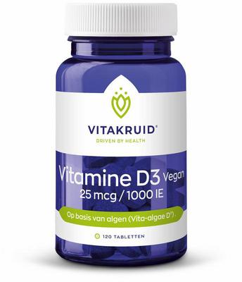 Vitakruid Vitakruid Vitamine D3 Vegan 25 mcg / 1000 IE