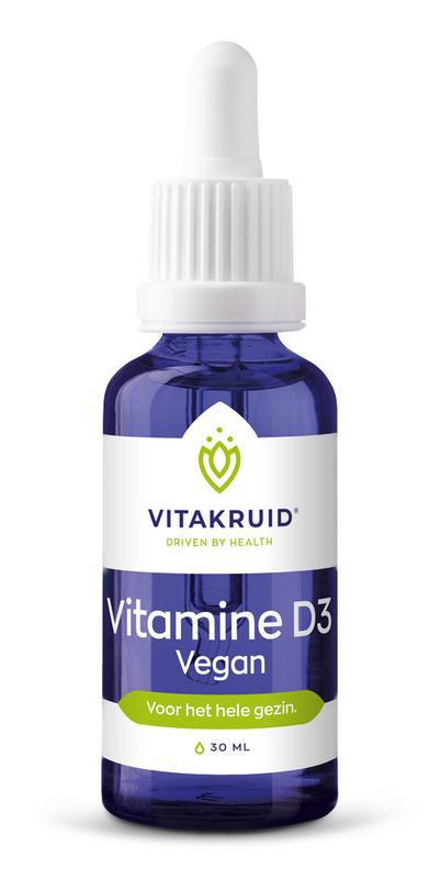 Vitakruid Vitamine D3 Vegan Vitashine 5 mcg per druppel