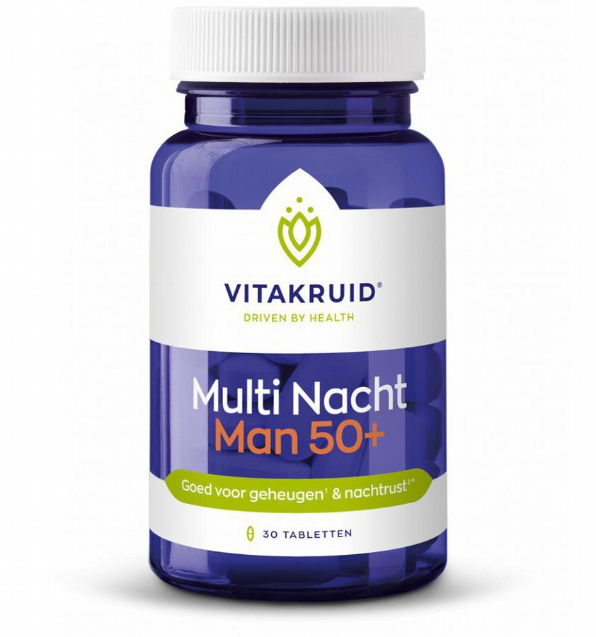 Vitakruid Multi Nacht Man 50+ 100% Vegan