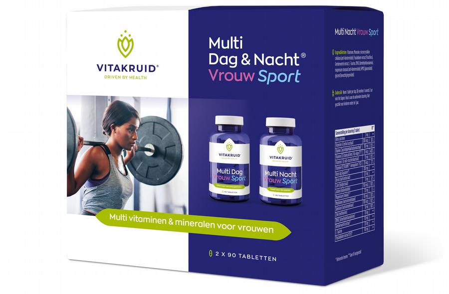 Vitakruid Multi dag & nacht vrouw sport 90st