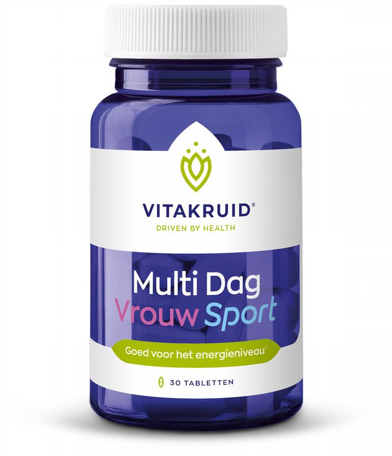 Vitakruid Multi Dag Vrouw Sport 100% Vegan