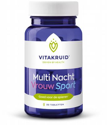 Vitakruid Vitakruid Multi Nacht Vrouw Sport 100% Vegan Vitakruid Vitakruid Multi Nacht Vrouw Sport 100% Vegan