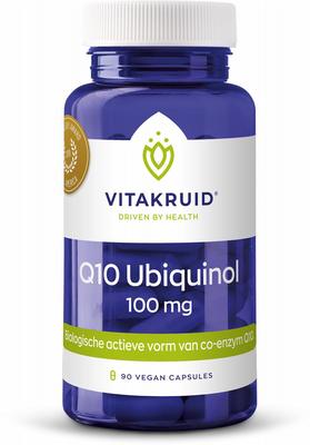 Vitakruid Vitakruid Co-enzym Q10 Ubiquinol actieve vorm Kaneka 100 mg