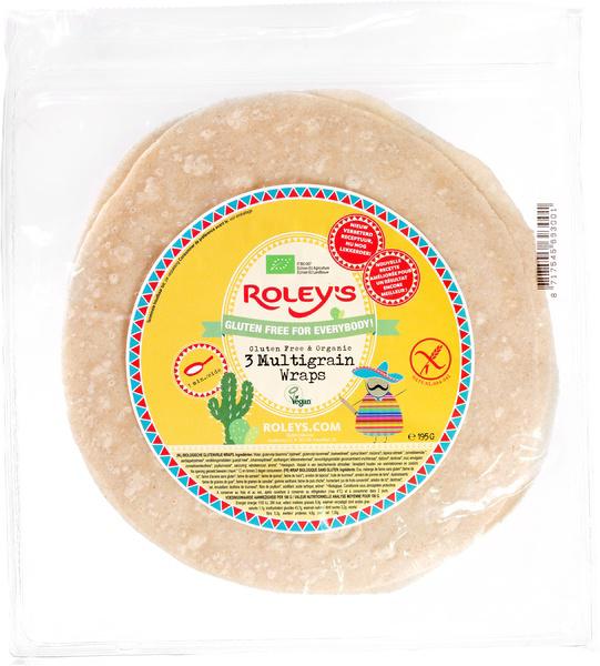 Roley's glutenvrije multigrain wraps 