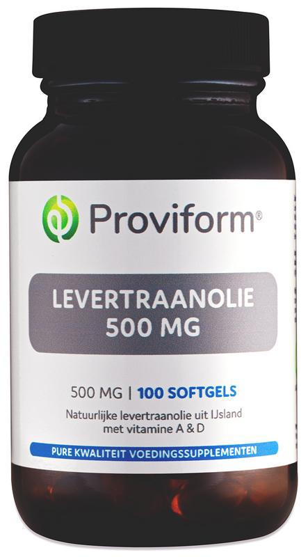 Levertraanolie 500 mg