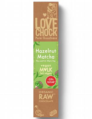 Lovechock M'lk hazelnoot matcha bio