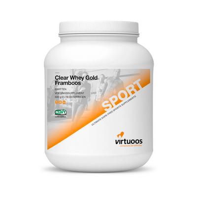 VIRTUOOS clear whey gold framboos