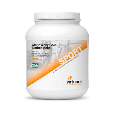 VIRTUOOS clear whey gold ijsthee perzik