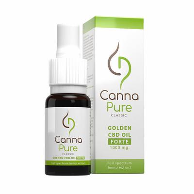 CANNAPURE canna pure golden cbd oil 10% 10 ml