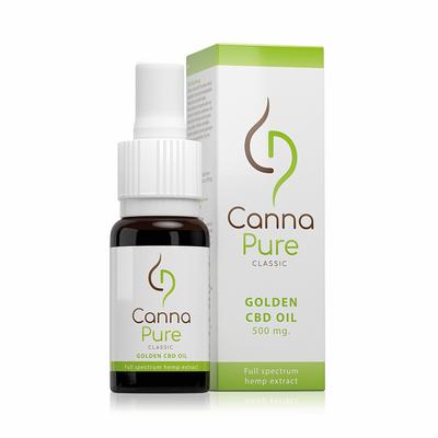 CANNAPURE canna pure golden cbd oil 5% 10ml