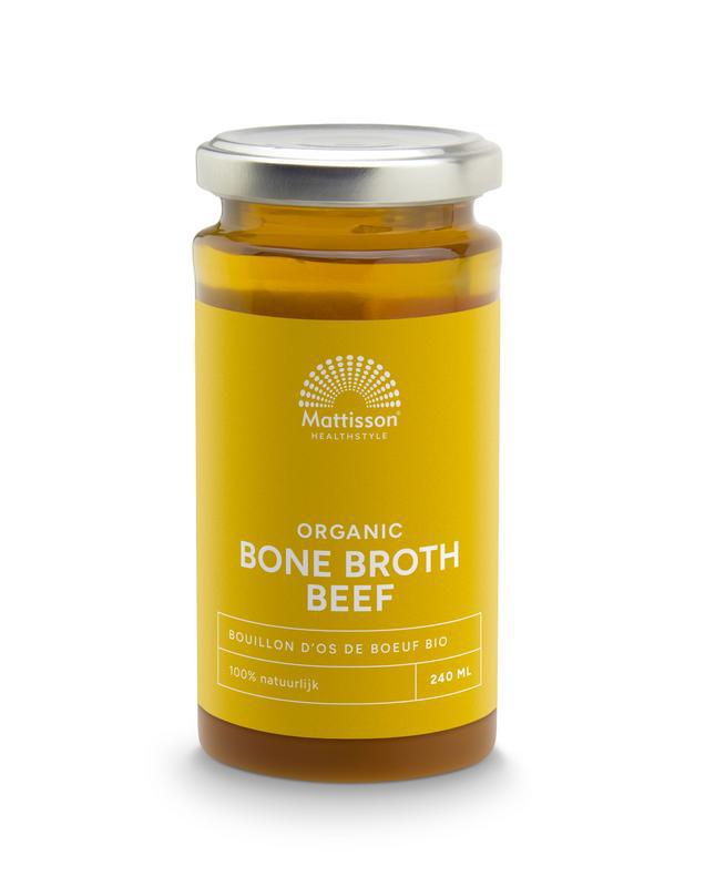Organic beef bone broth - botten boullion rund bio