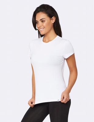 Boody Women's crew neck t-shirt white s