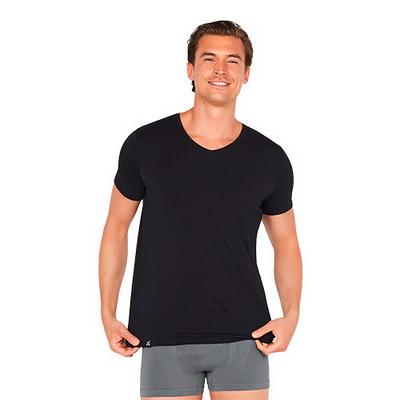 Boody men's v - neck t shirt black / xl 1st xl