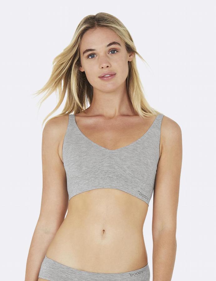 Shaper crop bra grey s
