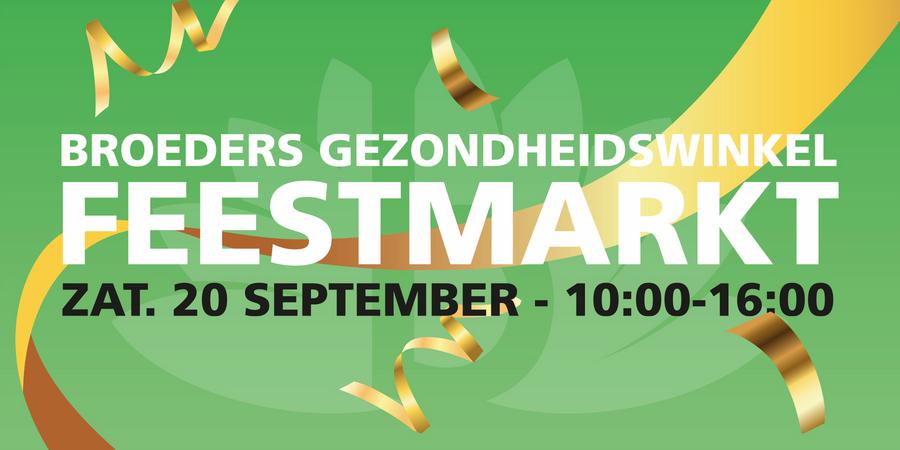 Leuk, lekker & leerzaam: feestmarkt met acties op zaterdag 20 september