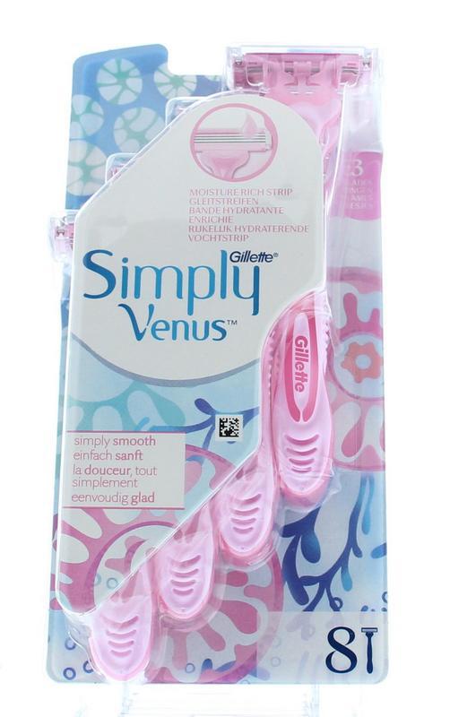 Simply venus wegwerp mesjes