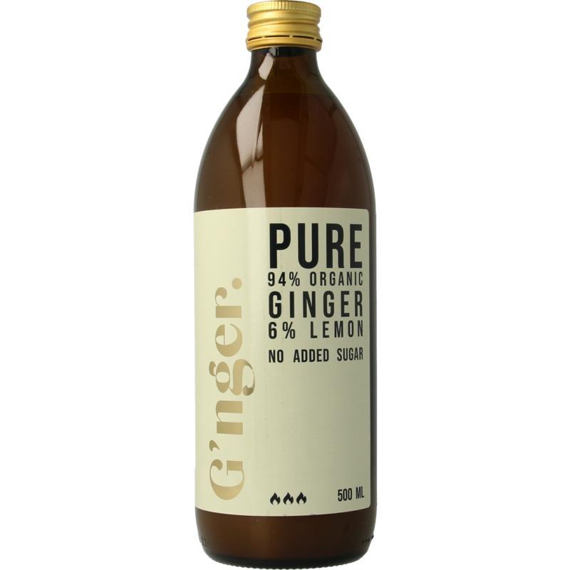 Gembersap met citroensap bio