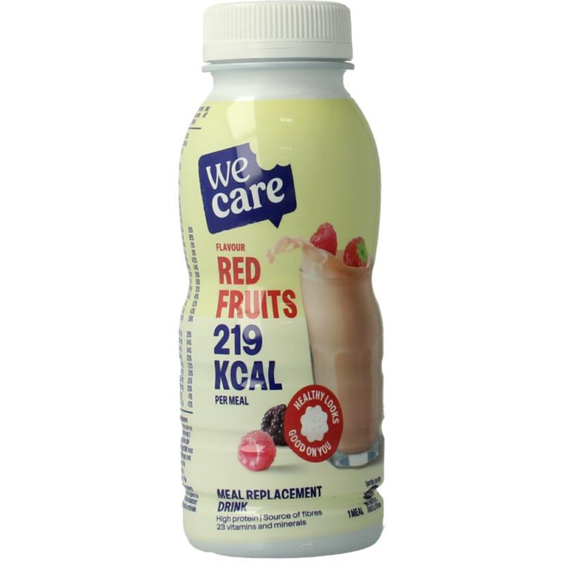 Meal replacement drink red fruits
