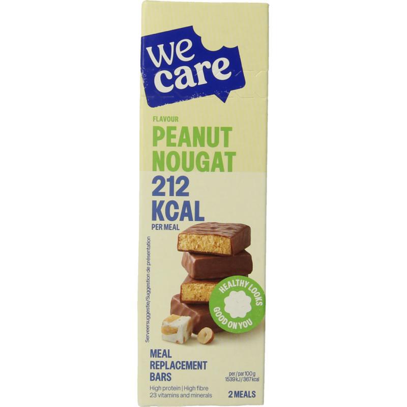 Meal replacement bars peanut nougat