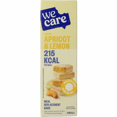 Wecare Meal replacement bars apricot & lemon