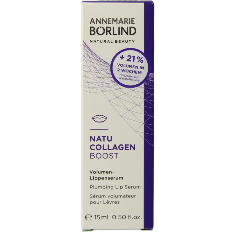 Natu collagen boost plum lip serum