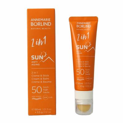 ANNEMARIE BORLIND Sun 2-in-1 cream & balm SPF50