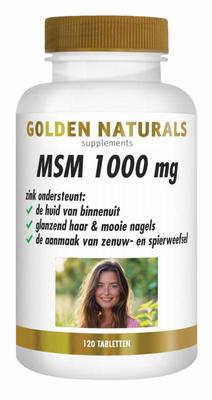 Golden Naturals MSM (zink & bioperine)