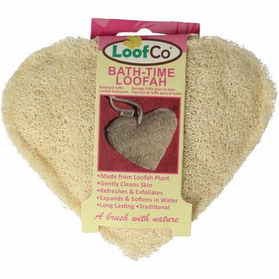 Loofco Douche en bad spons hartje bio