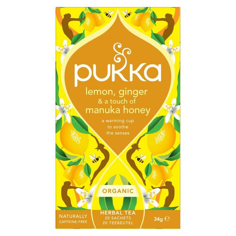 Lemon ginger touch of Manuka honey bio