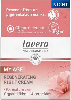 Lavera My age night cream regeneration Duitstalig bio