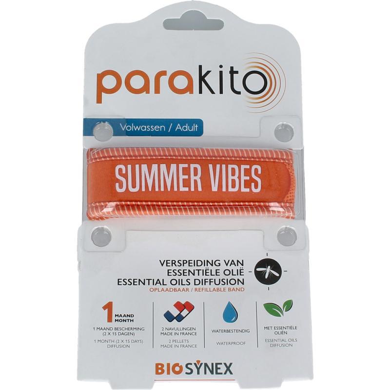 Anti mug armband volwassenen oranje