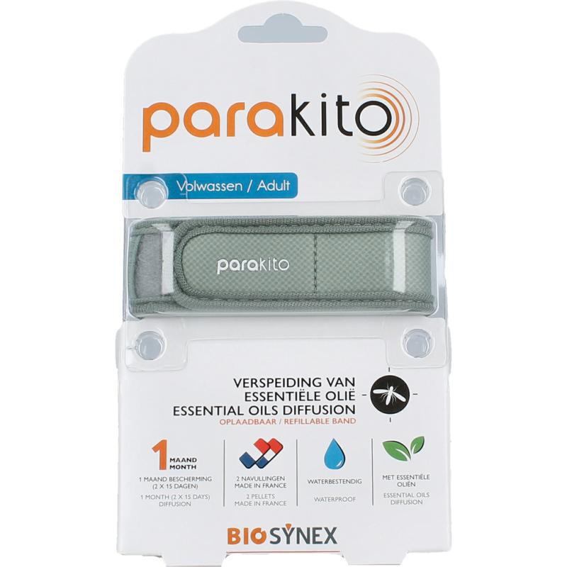 Anti mug armband volwassenen kaki