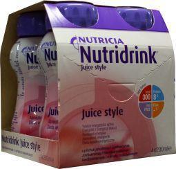 Nutridrink Juice style aardbei 4 x 200ml