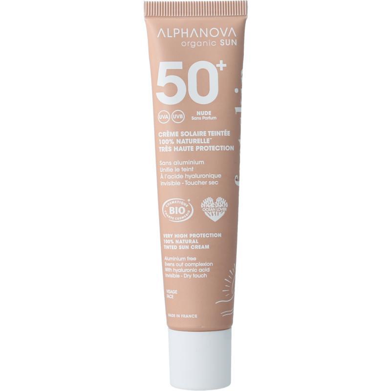 sun face tinted cream light